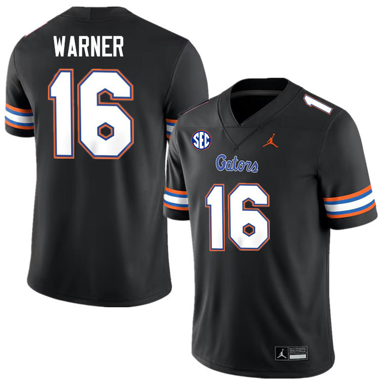 Aidan Warner Florida Jersey,Florida Gators #16 Aidan Warner Jersey Youth Uniforms-Black